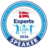 Experts Live Denmark 2026 - Speaker badge from Experts Live