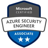 Microsoft Certified: Azure Security Engineer Associate badge from Microsoft